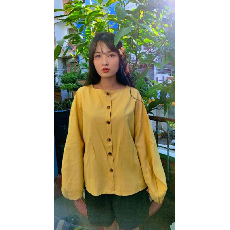 Áo tay bồng thiết kế kèm đai | BigBuy360 - bigbuy360.vn