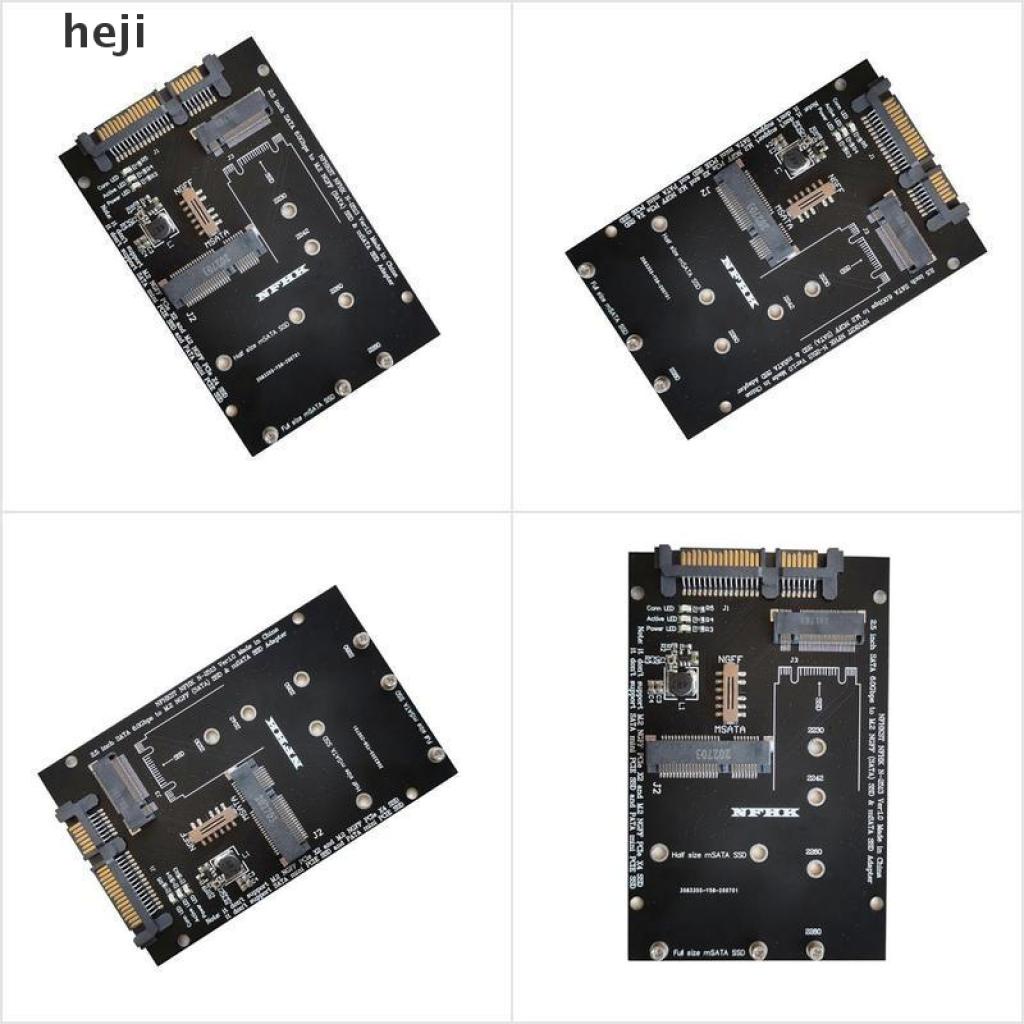 Thẻ Chuyển Đổi Heji M.2 Ngff Msata Ssd Sang 2.5 "Sata 3.0 2 Trong 1 Cho Pc Laptop | BigBuy360 - bigbuy360.vn
