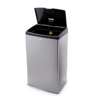 Thùng rác fitis inox mega nhấn vuông stl2-901