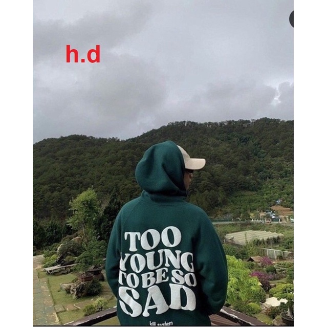 Áo hoodie SAD UlzzangHodie nam nữ form rộng dài vải nỉ tàu giữ nhiệt, dày dặn, lót bôngFree Ship BST thu đông unisex