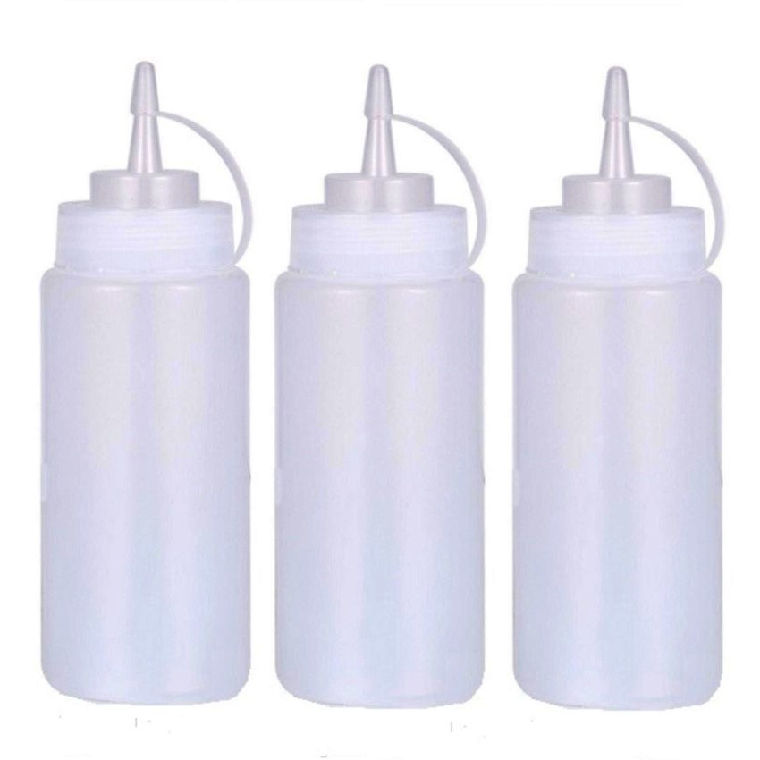 Chai Nhựa Đựng Sốt Chống Bụi, Chống Tràn Dung Tich 400 | 600ml | 800ml | 1000ml