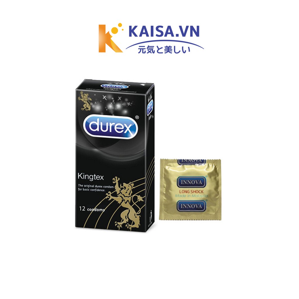 ( Rẻ lấy đâu ra hàng chính hãng ) Bao cao su Durex Kingtex 12 bao - Kaisa.vn