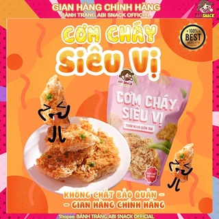 CỰC PHẨM CƠM CHÁY SIÊU VỊ ABI BỊCH 80G MUA 2 BỊCH TẶNG KHẨU TRANG