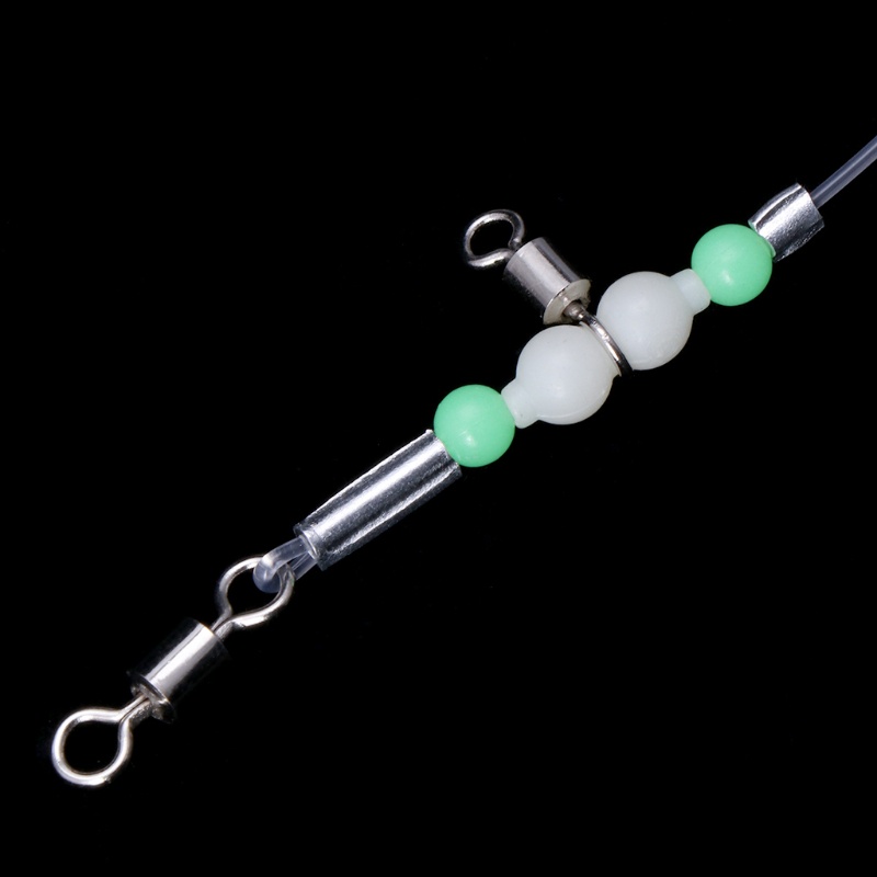 Iwo 1 Bộ Phụ Kiện Câu Cá Ban Đêm Xoay Được Có Hạt Phát Sáng Ban Đêm
