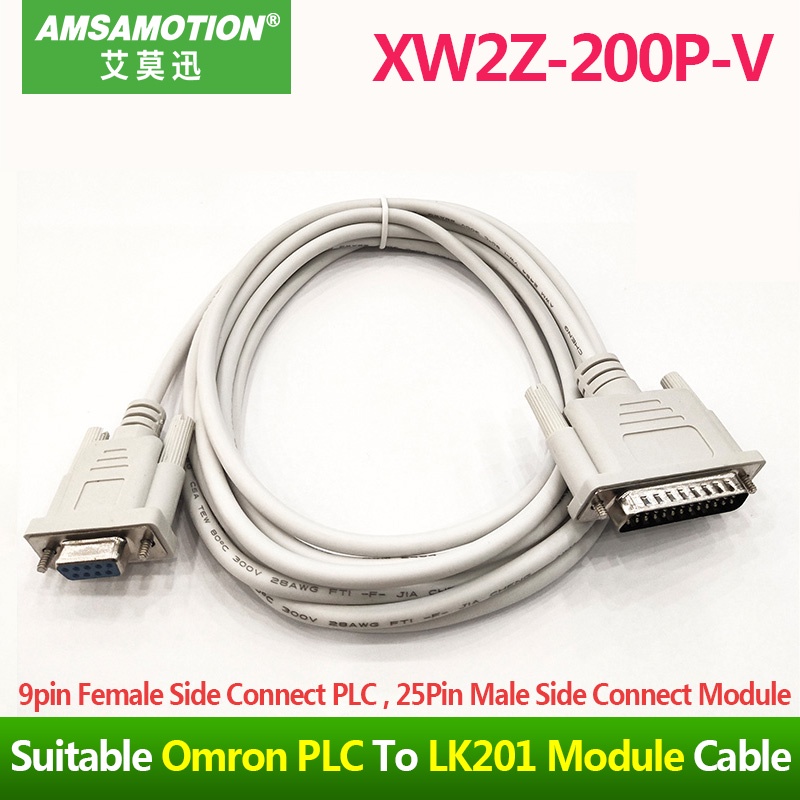 YY XW2Z-200P-V Thích hợp Omron PLC C200H C60P C100H CVM1 Kết nối Cáp lập trình mô-đun LK201