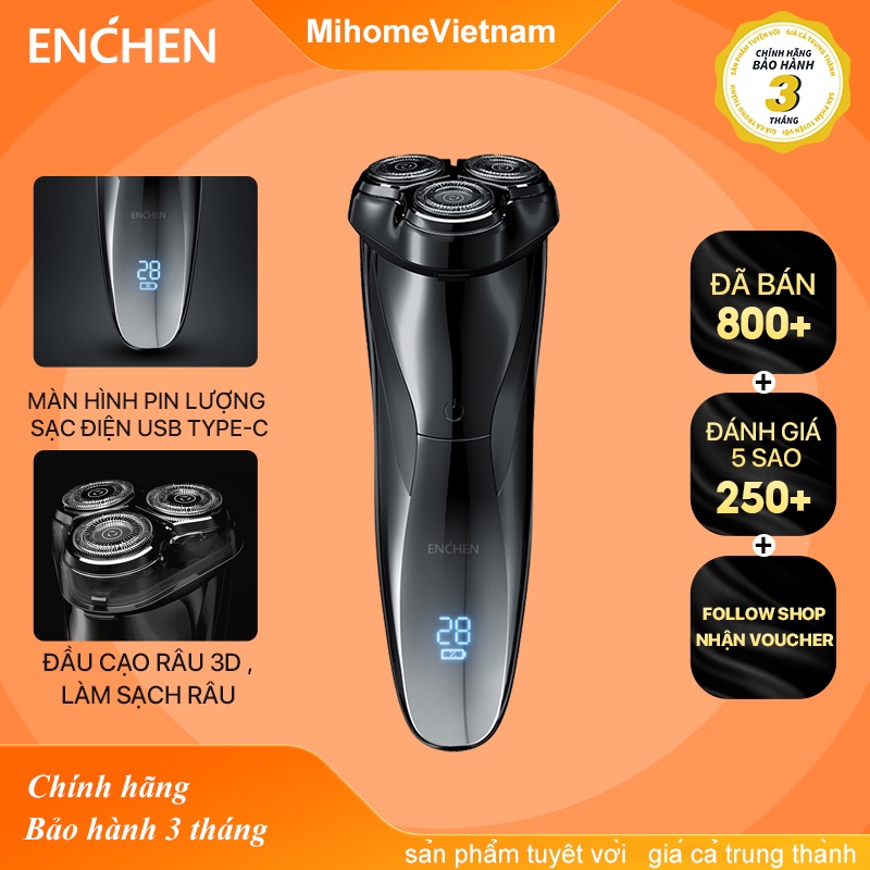 Máy cạo râu Enchen BlackStone -sạc điện Type-c