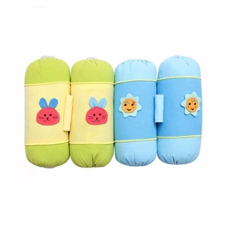 Cặp chèn đậu xanh cho bé-cặp gối chặn vỏ đậu xanh sơ sinh bella