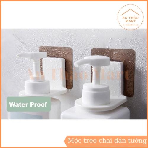 Móc Treo Chai Dán Tường Thông Minh, Giá Treo Chai Dầu Gội Sữa Tắm Siêu Dính