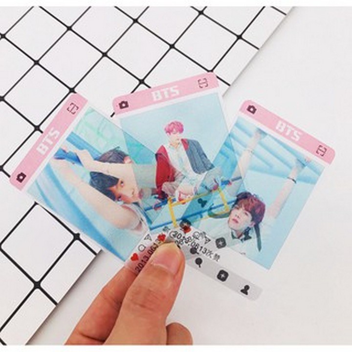 (ngẫu nhiên) Card bts fake love hai mặt in hình nhóm nhạc hàn quốc quà tặng xinh xắn dễ thương | BigBuy360 - bigbuy360.vn