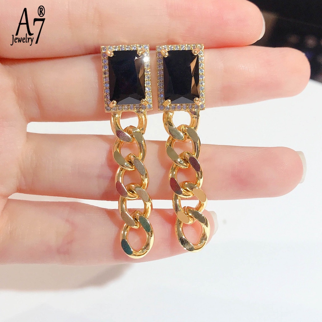 Bộ Vòng cổ + bông tai mạ vàng 18K