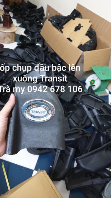 Ốp chụp đầu bậc lên xuống Ford Transit, Nhựa đầu bước lên xuống ô tô Transit Phạm Văn auto
