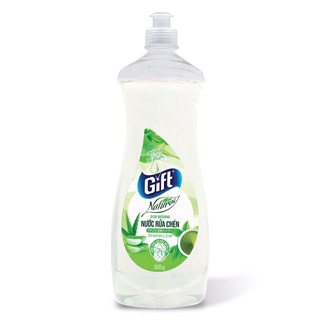 Nước rửa chén Gift Natural (Chanh Yuzu & Gừng/ Trà Matcha & Lô Hội) Chai 800g