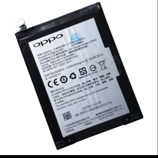 Pin thay zin Oppo F1S, Oppo A59 (Mã BLP601)_Dung Lượng 3075mAh bảo hành 6 tháng