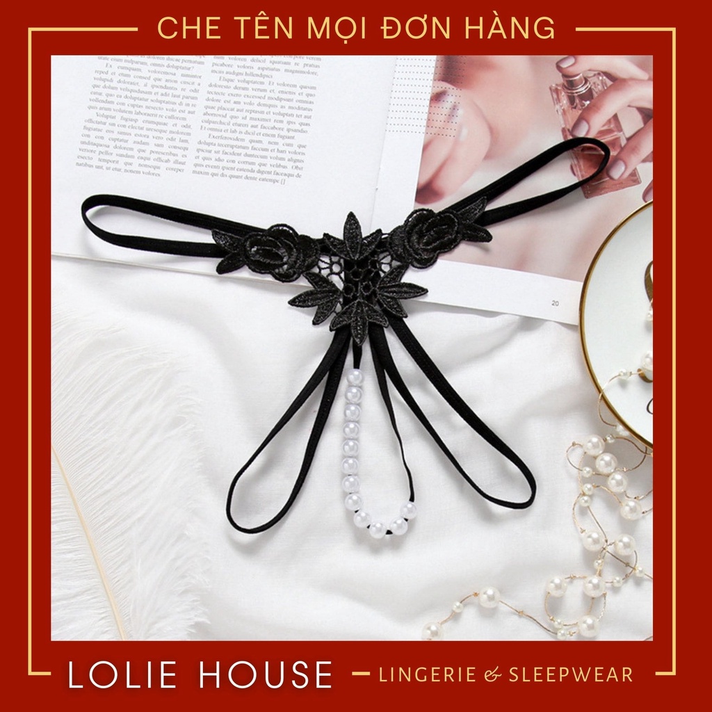 Quần lót lọt khe xẻ đáy không đáy phối ren sexy hở đáy gợi cảm dành cho nữ LOLIE HOUSE - LK16 | BigBuy360 - bigbuy360.vn
