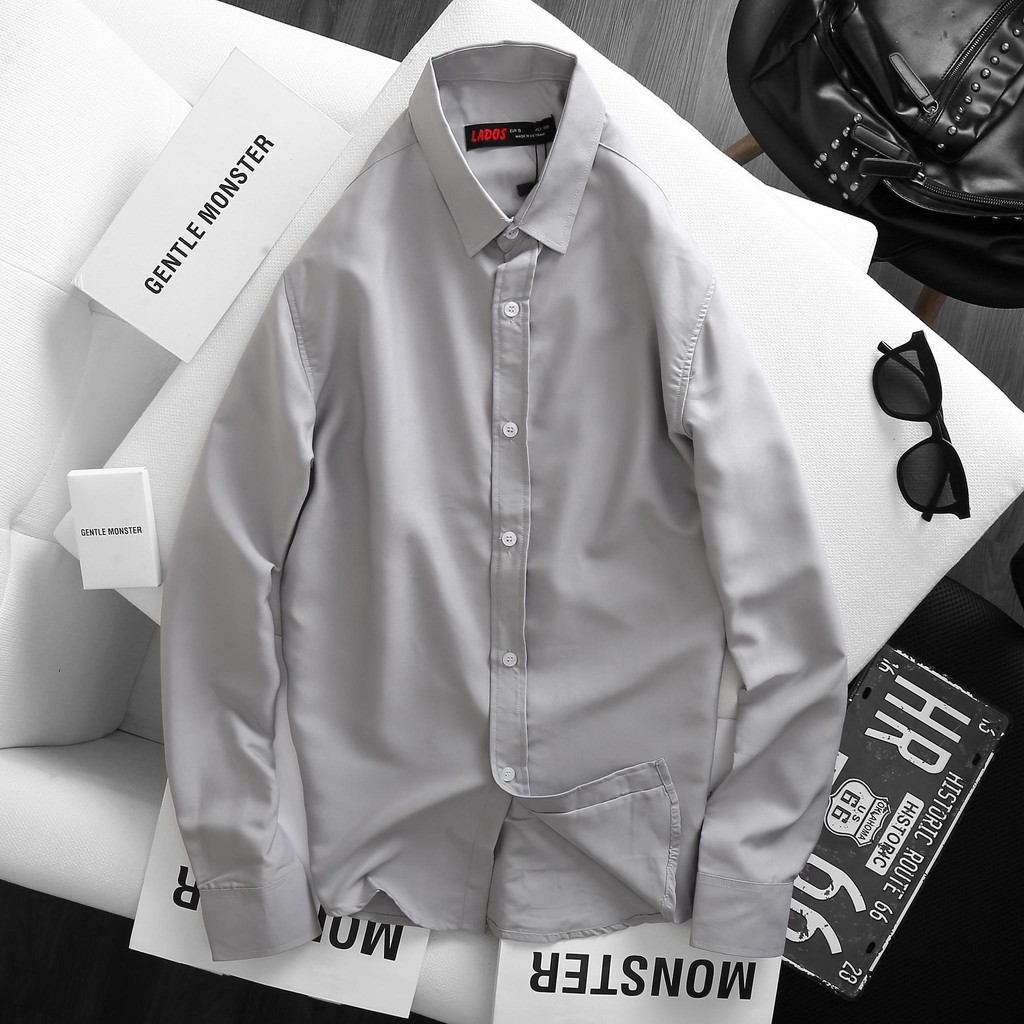 Áo sơ mi tay dài cực nam tính LADOS - 3777 chất vải mềm mịn - Áo sơ mi tay dài nhiều màu sắc xu hướng | BigBuy360 - bigbuy360.vn