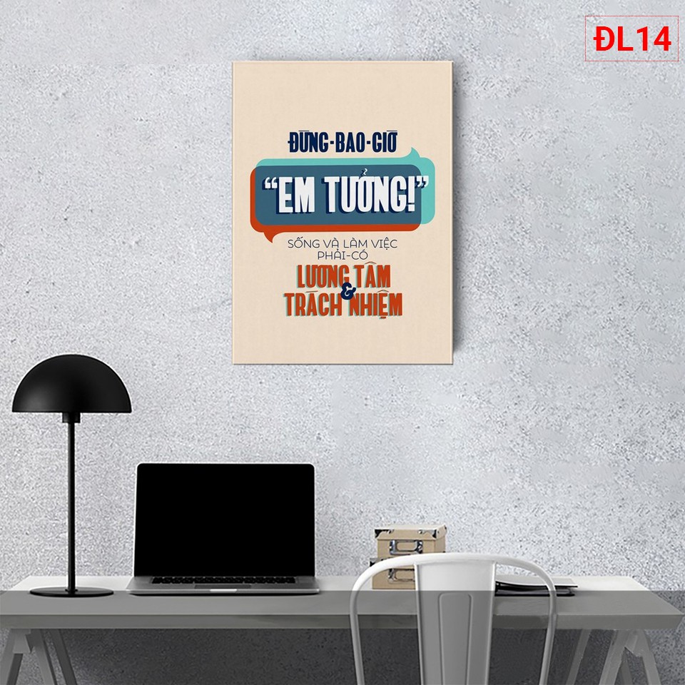 Tranh Canvas slogan treo tường trang trí văn phòng tạo động lực hot nhất khung gỗ | BigBuy360 - bigbuy360.vn