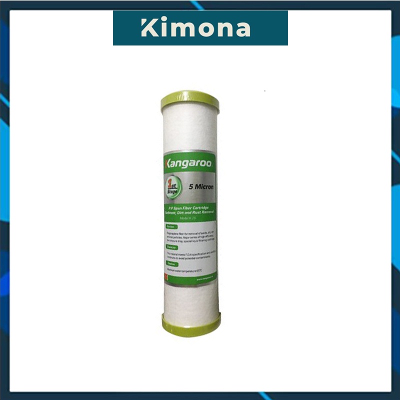 Bộ 04 Lõi Lọc Nước Kangaroo Gồm: 02 Lõi số 1, 01 Lõi số 2, 01 Lõi số 3  --- Bộ 4 lõi Kangaroo