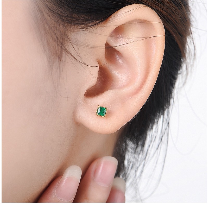 Khuyên Tai Nữ Đính Ngọc Thời Trang