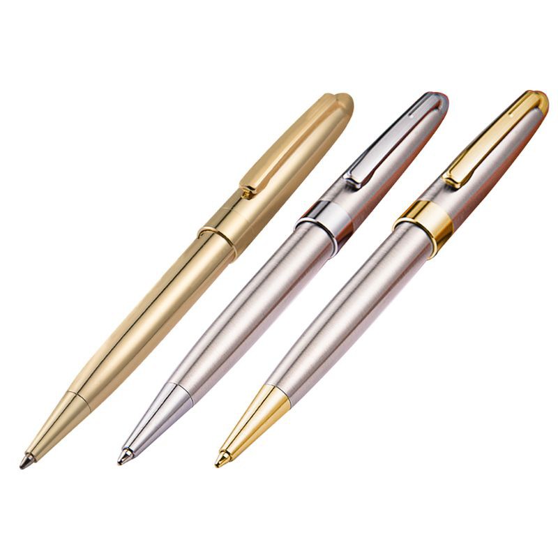 Bút Bi Kim Loại 1.0mm 3 Màu Sang Trọng