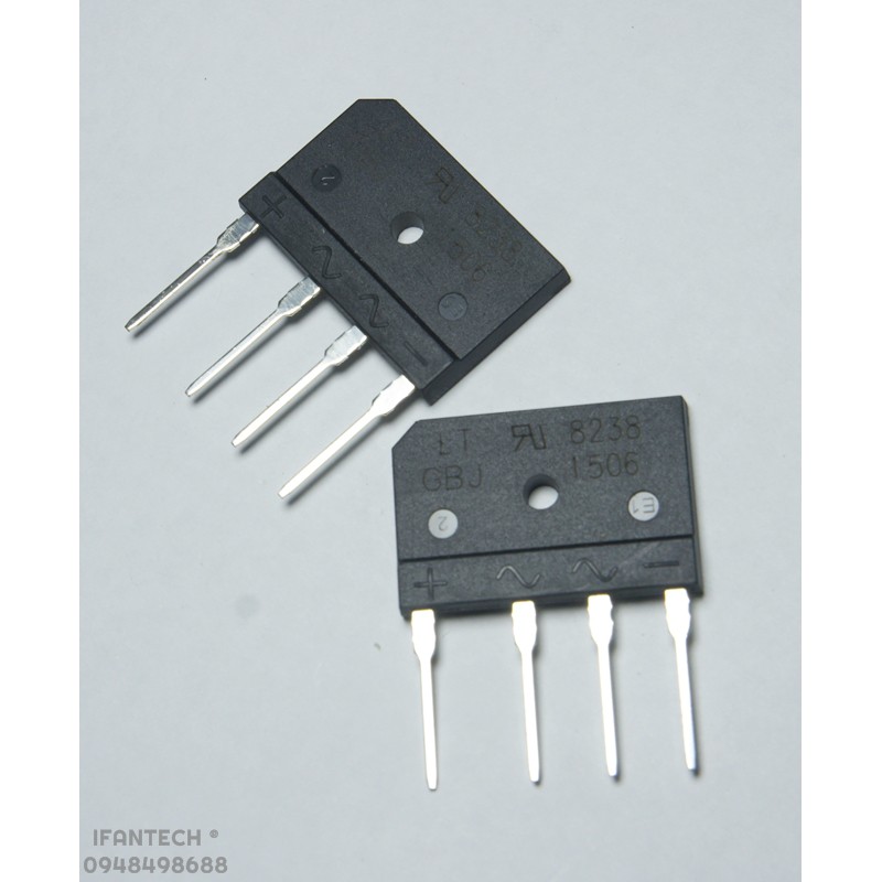 Diot cầu GBJ1506-F 600V 15A chính hãng dư dự án
