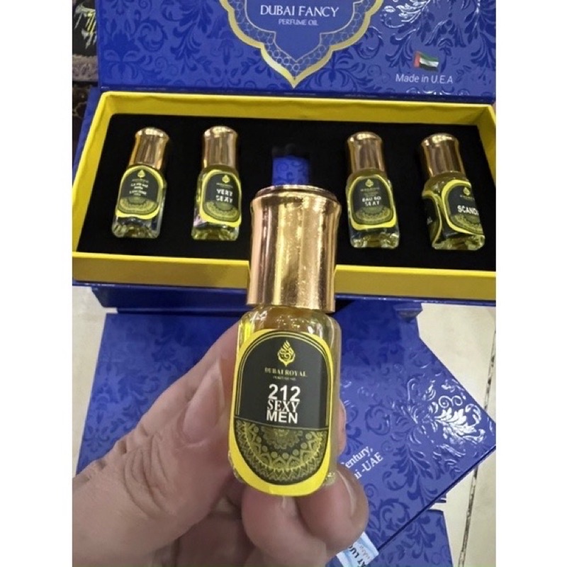 Set  10 tinh dầu nước hoa Dubai 10 x 3ml