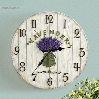 Đồng hồ treo tường - wisdomcraft h11 - đồng hồ treo tường hoa lavender