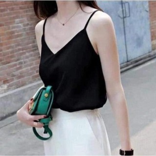 {SALE LỖ GT SO MỚI} ÁO 2 dây lụa satin siêu đẹp