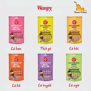 Súp thưởng wanpy happy 100 cho mèo - pate mèo wanpy happy 100 - snack bánh thưởng