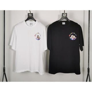 ADLV Áo Thun Tay Ngắn Chất Cotton Hoạ Tiết In Cho Nam Và Nữ