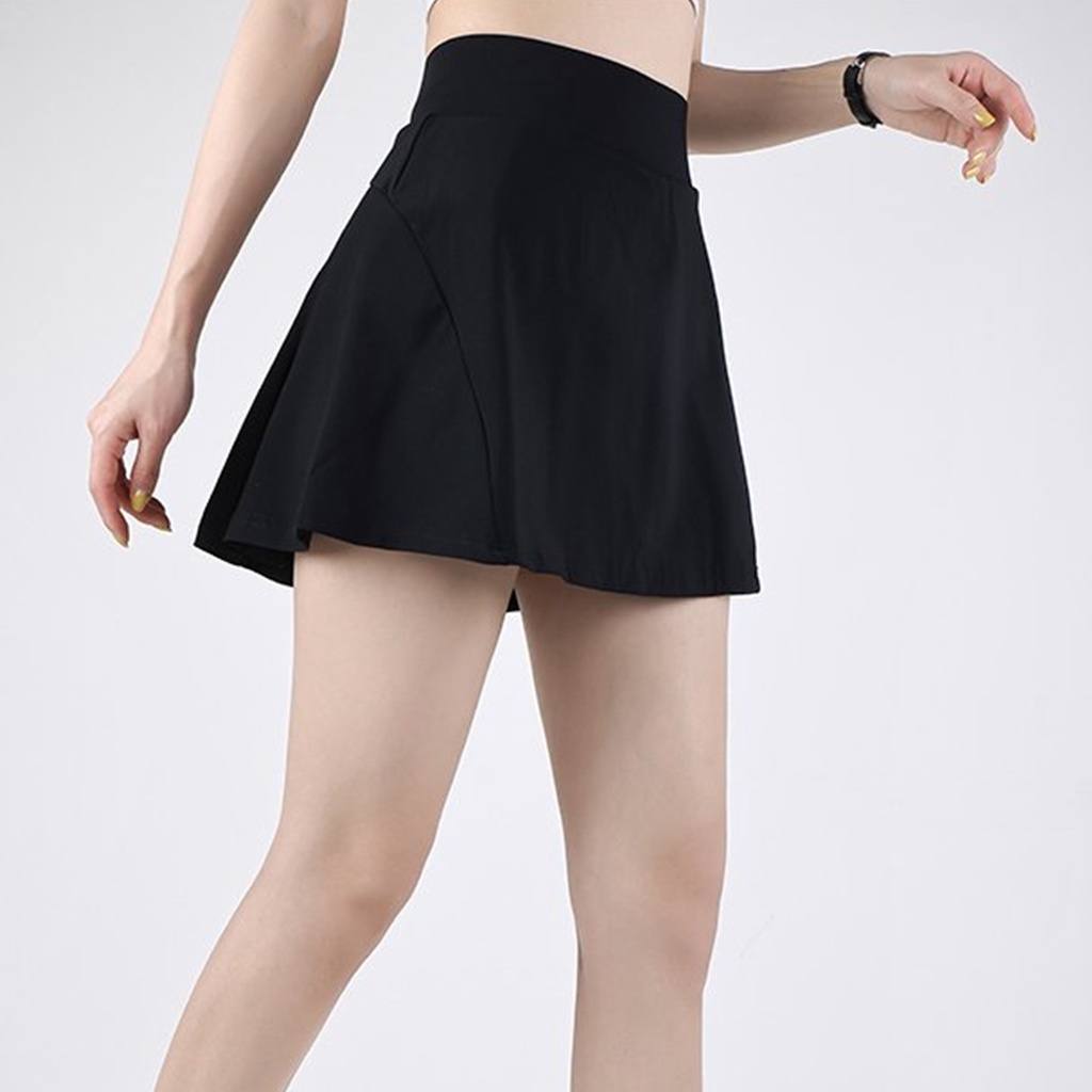 Chân váy Xếp Ly thể thao 2 lớp kín đáo, co giãn tốt, kiểu dáng trẻ trung-NU13