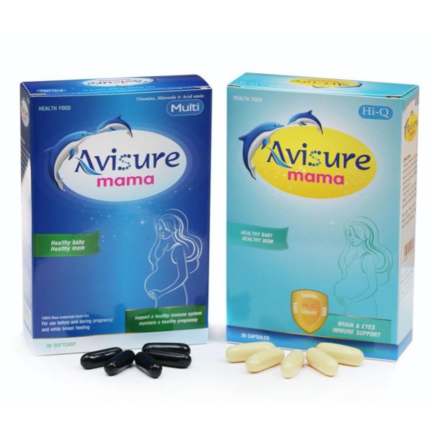 Avisure mama - Bổ sung DHA, EPA, các Vitamin và khoáng chất cần thiết trước và sau sinh