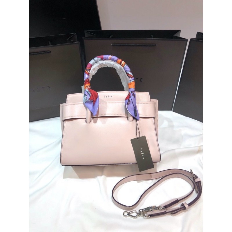 Túi công sở quai cầm kèm khăn size 26cm