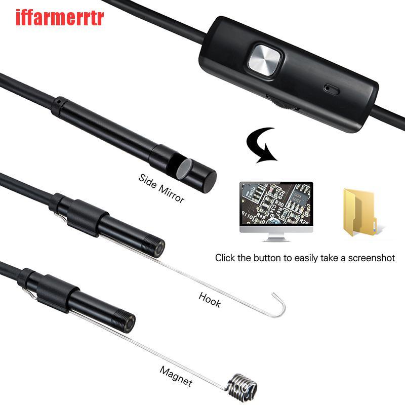 Camera nội soi 7mm 1-10m Micro Usb + Usb Hd tiện dụng dành cho máy tính