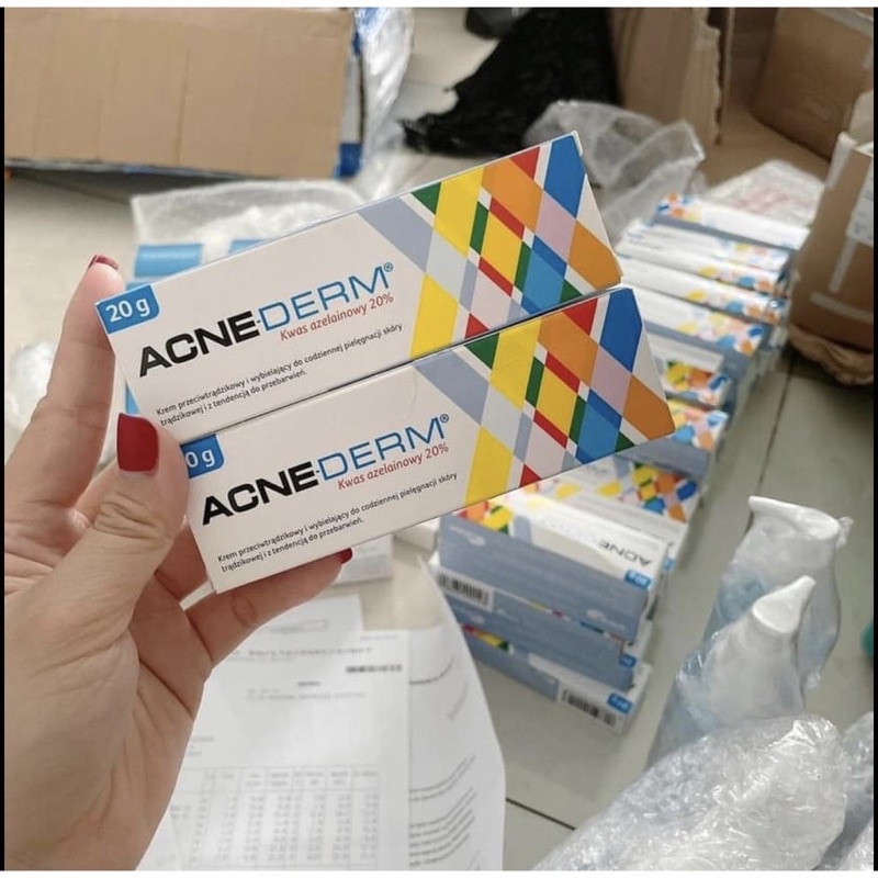Kem ngừa thâm đều màu da ngừa mụn Acnederm acne derm axit azelaic 20%