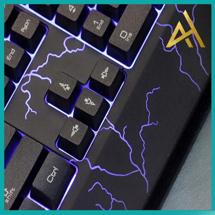 Bàn Phím Cơ Gaming Keycap Xuyên Led NEWMEN GL800 Bàn Phím Máy Tính Laptop Có Dây Keyboard Chơi Game