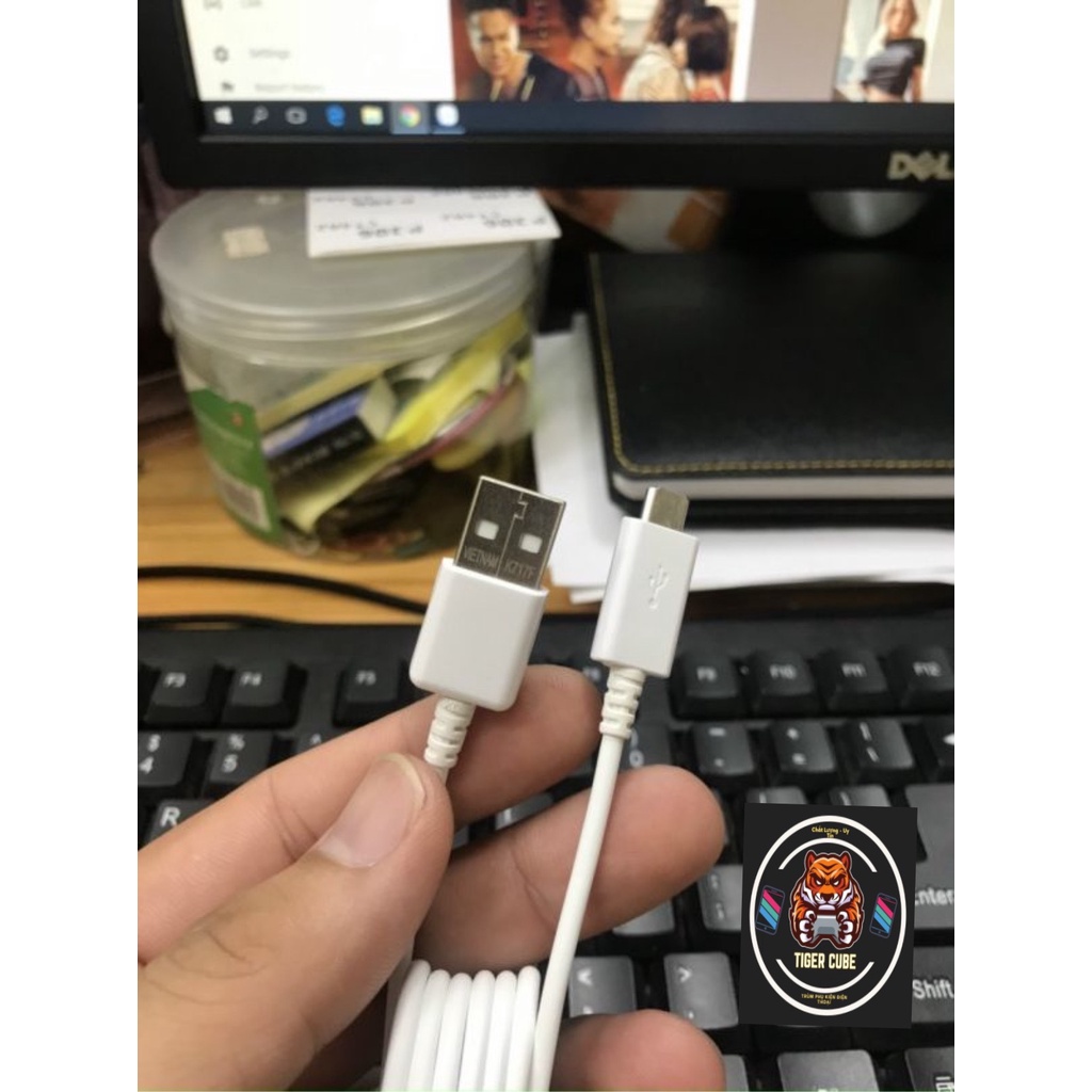 Dây cáp sạc Micro usb 1.2m cho Android, dây sạc SS Micro usb 2.0 chính hãng