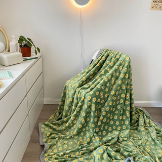Chăn tuyết nhung sữa mỏng đắp điều hoà, siêu mềm mịn kích thước 2mx2m3