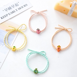 Buộc tóc hình trái cây dễ thương cho bé
