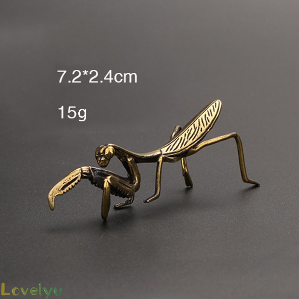 Mô hình chú bọ ngựa thiết kế mini bằng đồng thau trang trí nhà cửa văn phòng sang trọng