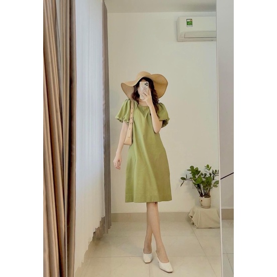 Đầm tay bí dáng xuông VJ005