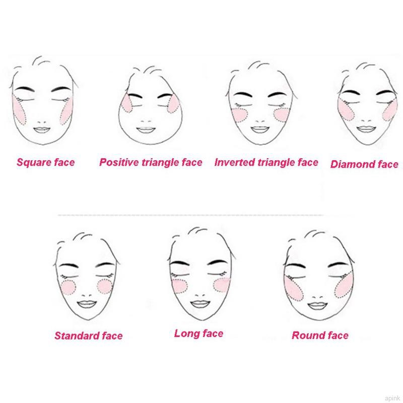 Phấn má hồng thiết kế đầu mút hình nấm với màu sắc lâu trôi và chống thấm nước hiệu quả