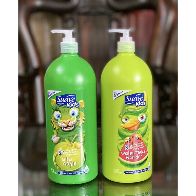 SỮA TẮM CHO BÉ SUAVE KIDS 3-1 1.18l