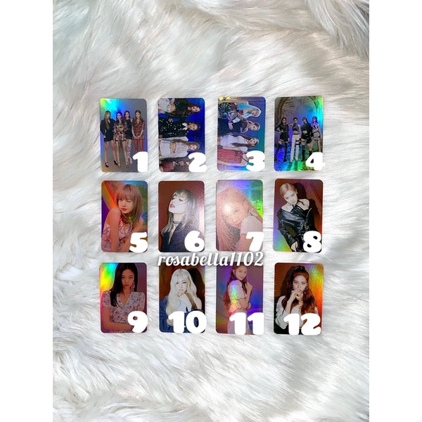 Tách lẻ bộ ảnh các thành viên XMAS CARD SET BLACKPINK