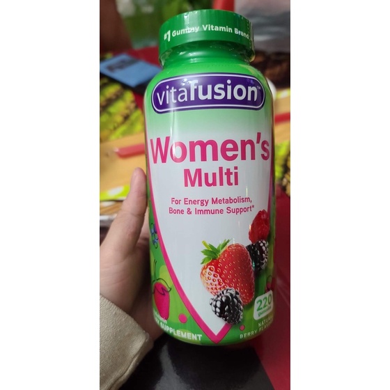 Kẹo bổ đa Vitamin cho phụ nữ Vitafusion Women’s Multi hàng Mỹ chính hãng