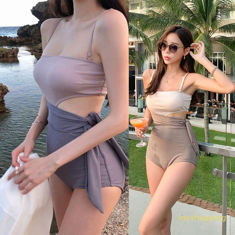 Bộ Đồ Bơi Một Mảnh Ôm Dáng Màu Sắc Thời Trang Cho Nữ