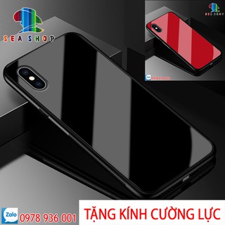 Ốp lưng iPhone X - Xs cao cấp tặng kính cường lực