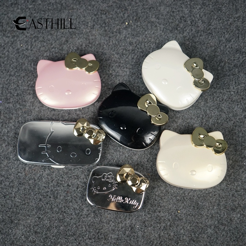 SANRIO Gương Trang Điểm Mini Hình Hello Kitty Có Thể Gấp Gọn Mang Đi Tiện Dụng