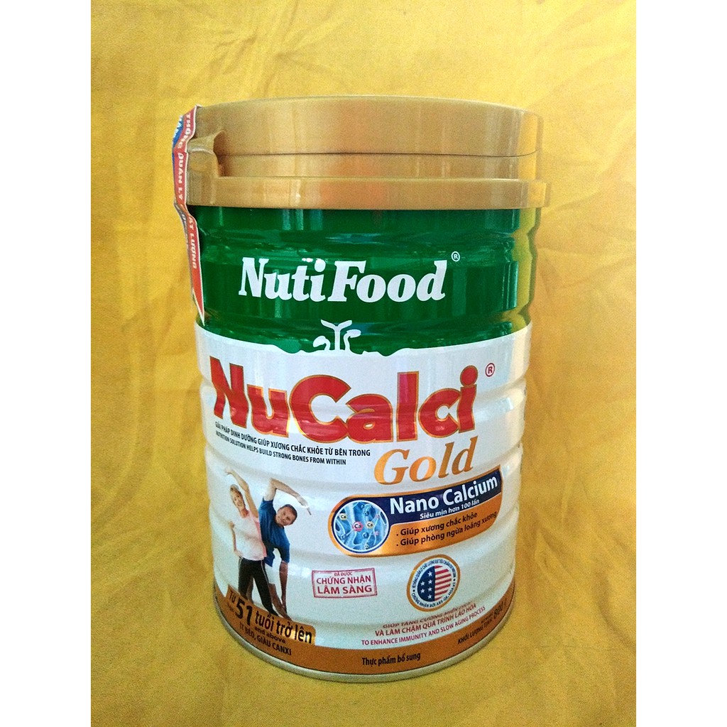 Sữa bột Nucalci Gold (Từ 51 tuổi trở lên) lon 800g