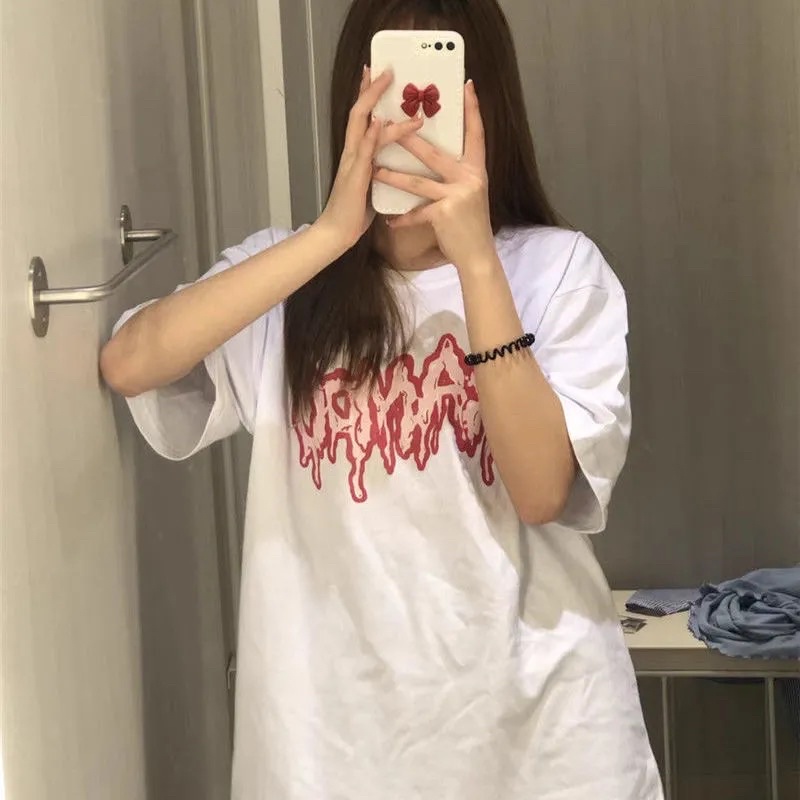 Áo Thun Tay Lỡ 100% Cotton Nam Nữ Form Rộng Unisex Ulzzang