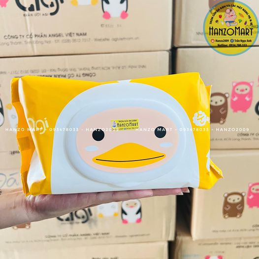 Khăn ướt Agi không mùi 100 tờ cho bé